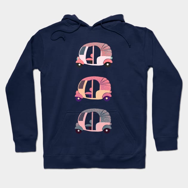 Hippie rickshaws Hoodie by Home Cyn Home 